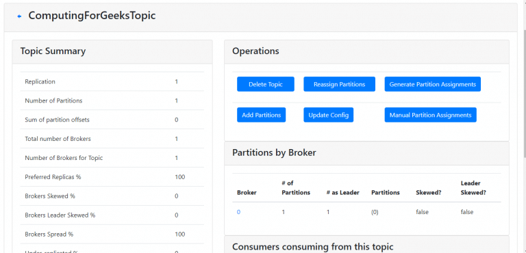 CMAK 7 updated topic clicked details