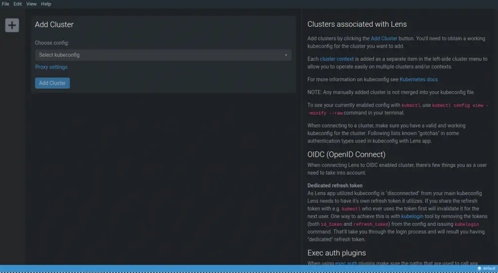 Install Lens - Best Kubernetes Dashboard & IDE 2 Lens page 2 add cluster