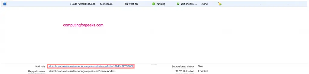 Install CloudWatch Container Insights on EKS | Kubernetes 1 eks policy cloudwatch 01