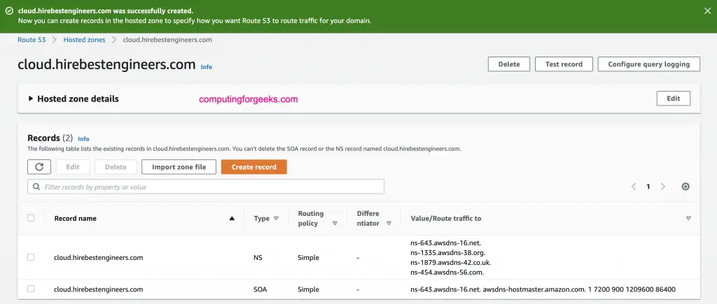 Install Istio Service Mesh in EKS Kubernetes Cluster 3 eks route53 configuration 02
