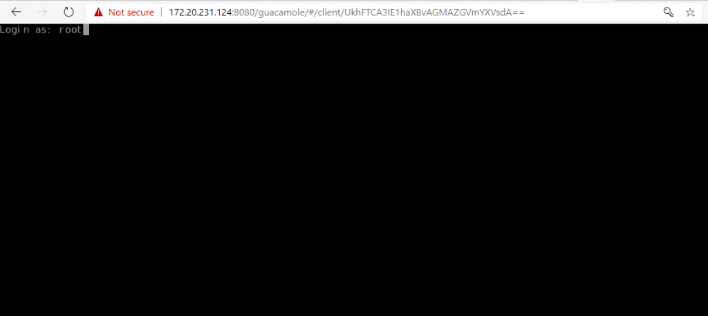 Install and Use Guacamole Remote Desktop on CentOS 8 4 guacamole 3 login as page