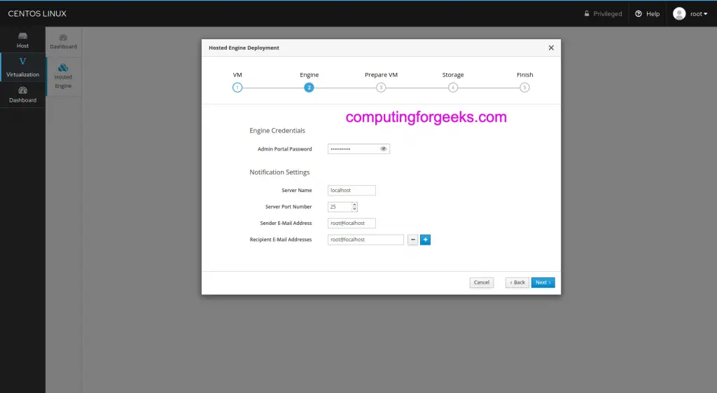Install and Configure oVirt 4.4 on CentOS 8 4 install ovirt centos 04