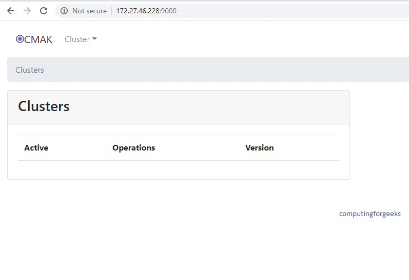Install and Configure Apache Kafka on Ubuntu 20.04 1 kafka ubuntu cmak page 1