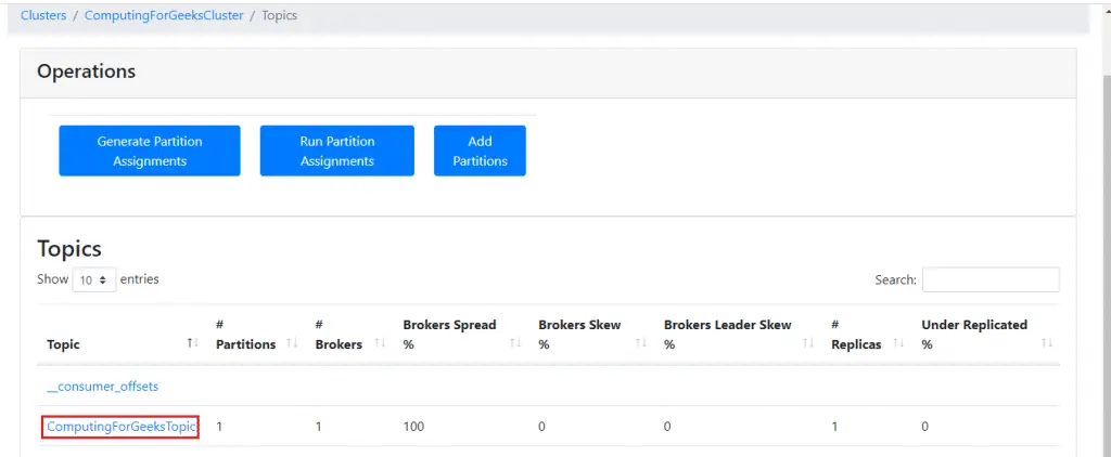 Install and Configure Apache Kafka on Ubuntu 20.04 6 kafka ubuntu cmak page 9 add computingforgeeks topic