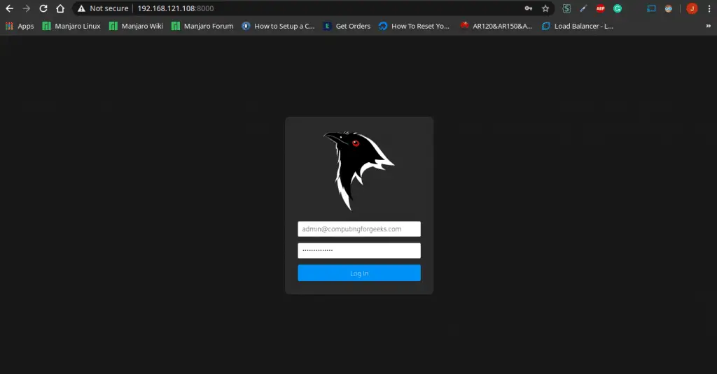 Setup Personal Audio Streaming Server with Koel 1 koel login 1