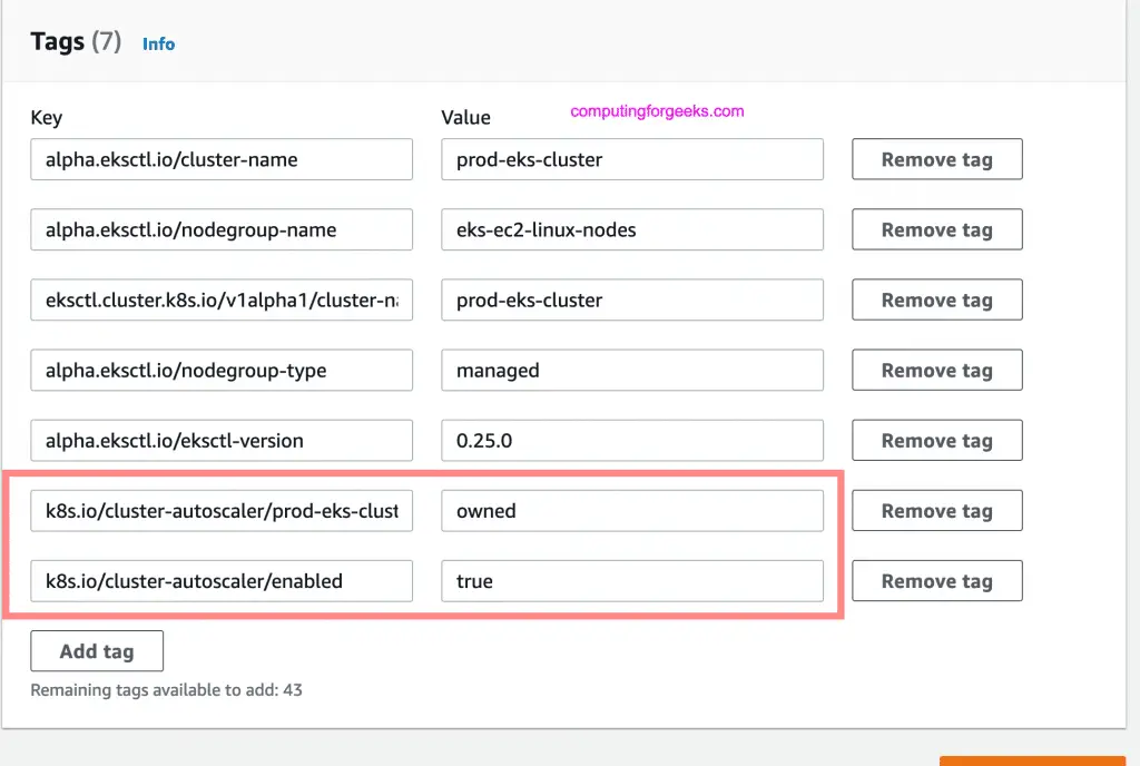Enable Cluster Autoscaler in an EKS Kubernetes Cluster 10 EKS Configure Cluster Autoscaler 06