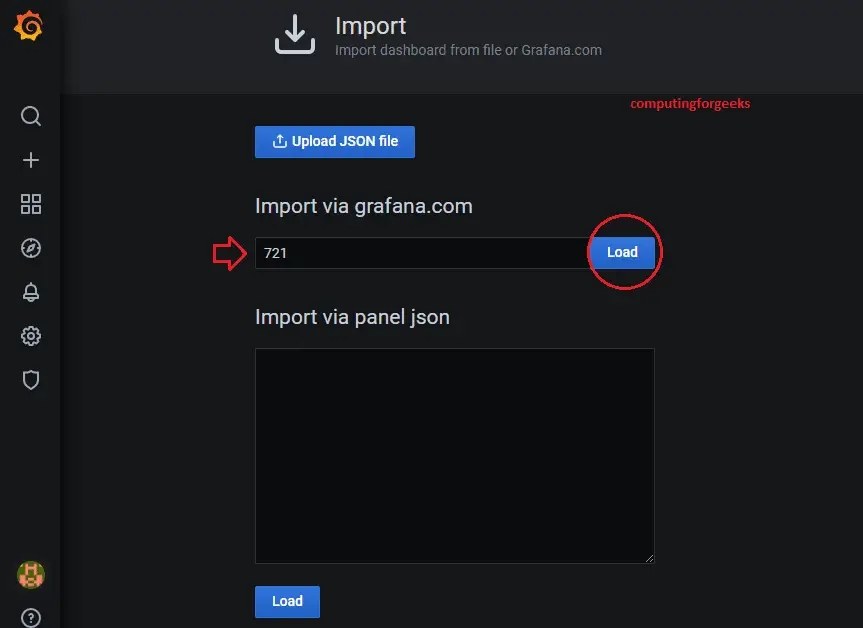 Monitor Apache Kafka with Prometheus and Grafana 10 Grafana import dashboard 2
