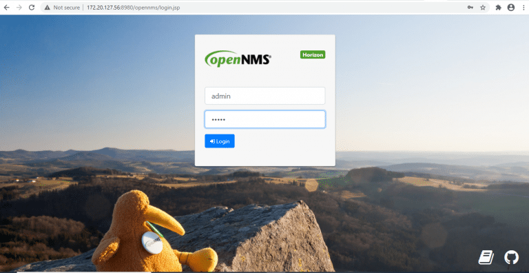 OpenNMS Login Page
