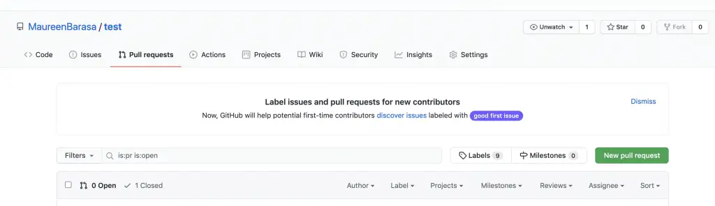 How To Implement New Feature in Git Without Affecting the Master Branch 1 Screenshot 2020 09 29 at 15.28.31