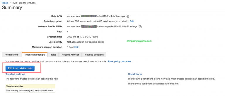 aws role edit trust relationships