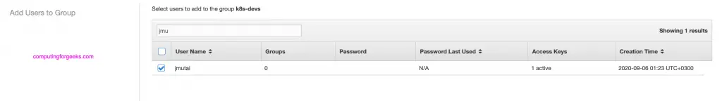 Grant Developers Access to EKS Kubernetes Cluster 9 eks add users to group