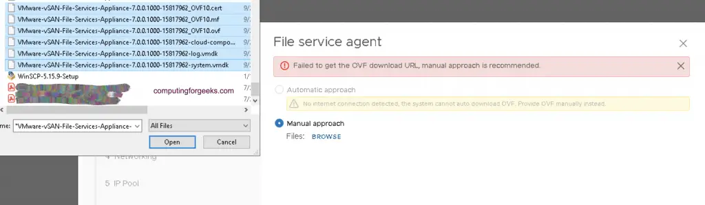 Enable NFS File Service in VMware vSAN Storage Cluster 6 enable file service vsan cluster 06