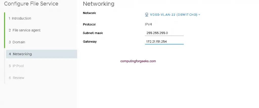 Enable NFS File Service in VMware vSAN Storage Cluster 9 enable file service vsan cluster 09