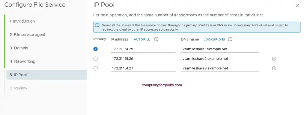 Enable NFS File Service in VMware vSAN Storage Cluster 10 enable file service vsan cluster 10