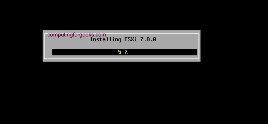 instalar esxi 7 12