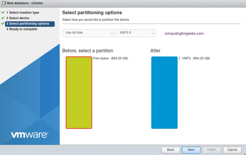 How To Install vCenter 7 Server Appliance on ESXi Host 5 install vcenter server 05