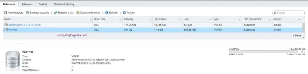 How To Install vCenter 7 Server Appliance on ESXi Host 8 install vcenter server 08