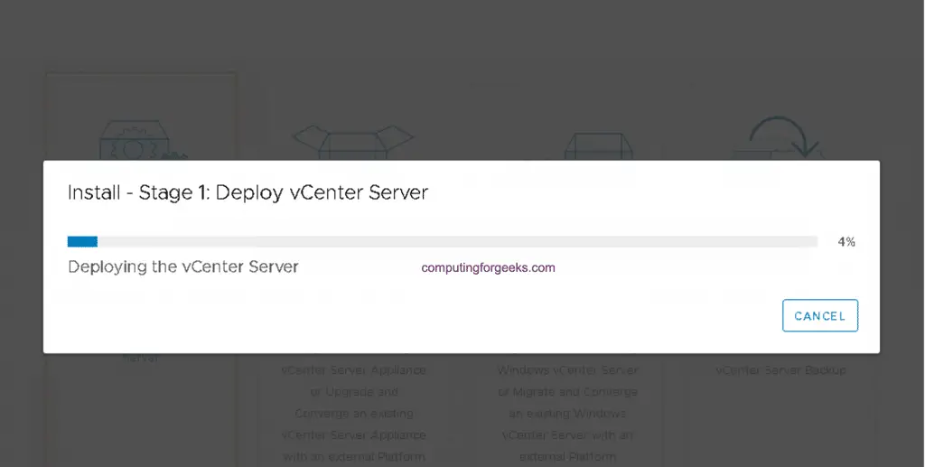 How To Install vCenter 7 Server Appliance on ESXi Host 22 install vcenter server 22