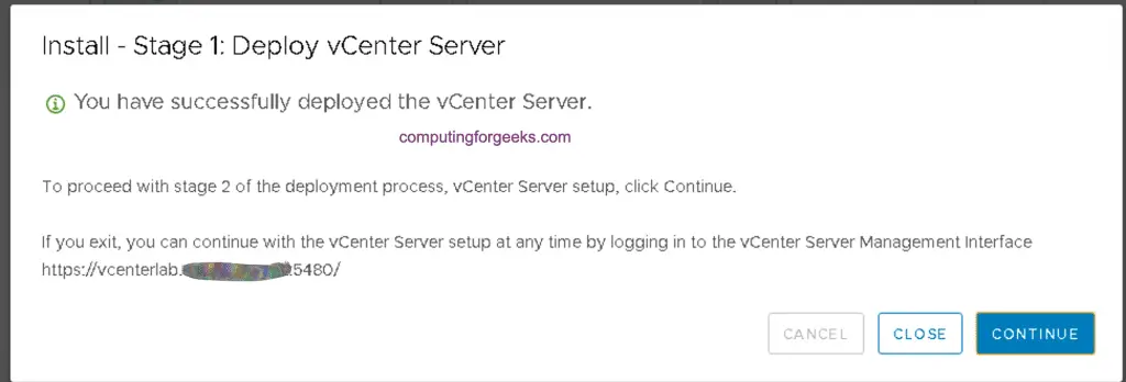 How To Install vCenter 7 Server Appliance on ESXi Host 23 install vcenter server 23