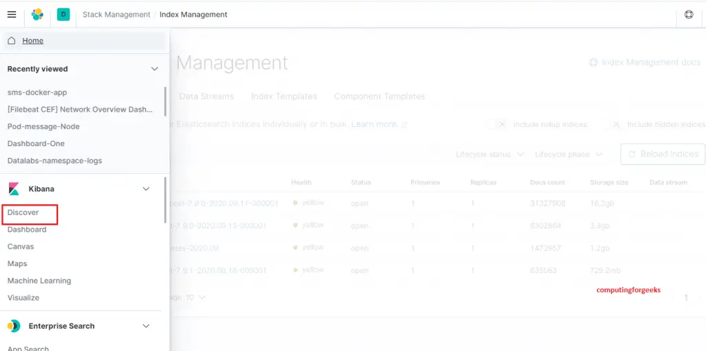 How To Ship Kubernetes Logs to External Elasticsearch 9 k8s elasticsearch discover