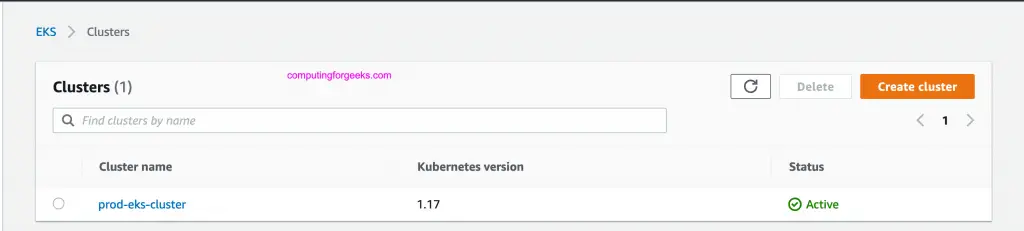 Grant Developers Access to EKS Kubernetes Cluster 1 list eks clusters aws cli