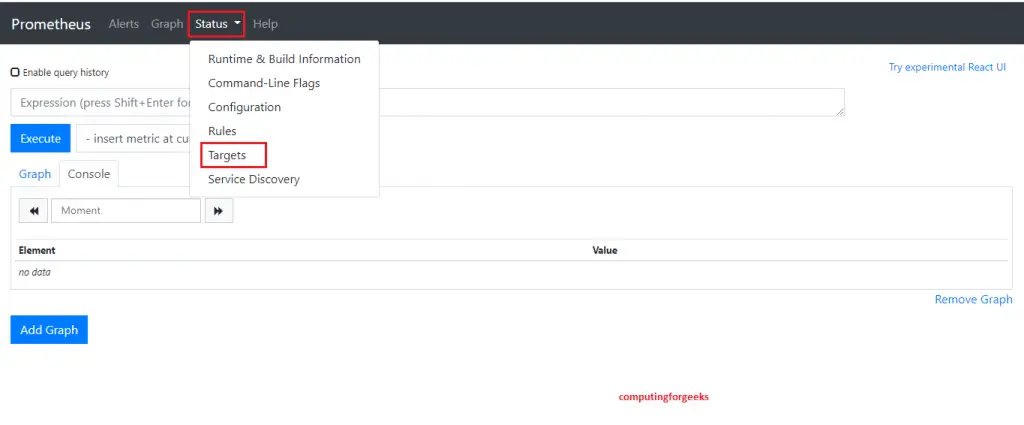 Monitor Apache Kafka with Prometheus and Grafana 2 prometheus login 1