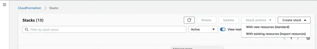 How To Install AWS SSM Agent on CentOS 8 | CentOS 7 2 Create Stack with New Resources 1