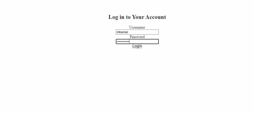 DEX LOGIN PAGE