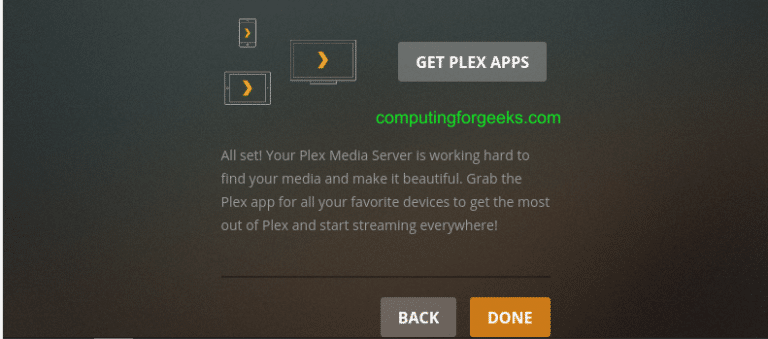 How to install plex media server on ubuntu 20.04 dedian9 06 1