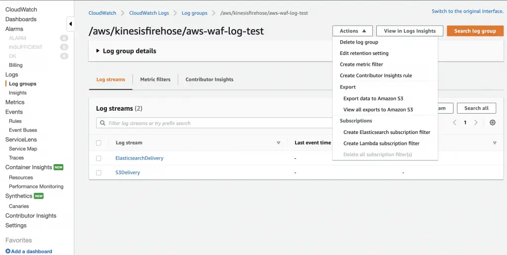 How To Stream Logs in AWS from CloudWatch to ElasticSearch 7 Lambda elasticsearch subscription