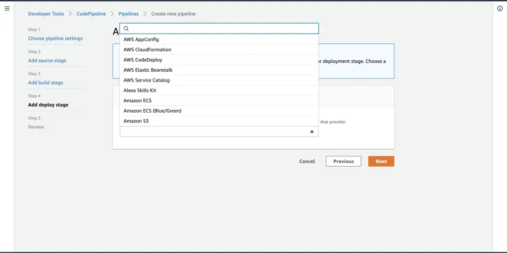 Create and Configure AWS Application Load Balancer with CloudFormation 7 Select Cloudformation as deployment option