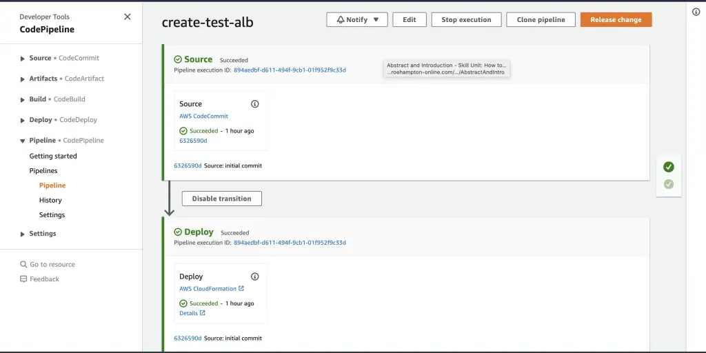 Create and Configure AWS Application Load Balancer with CloudFormation 9 test alb pipeline