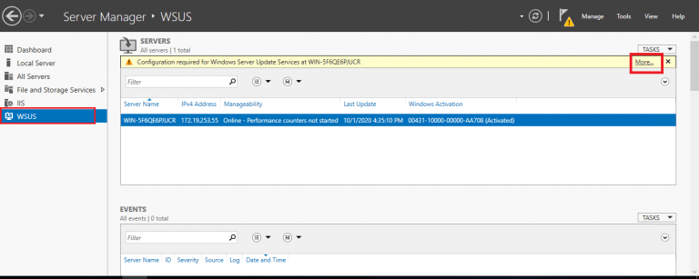 wsus post installation 1