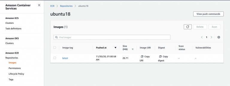 Docker Image Pushed to Repo