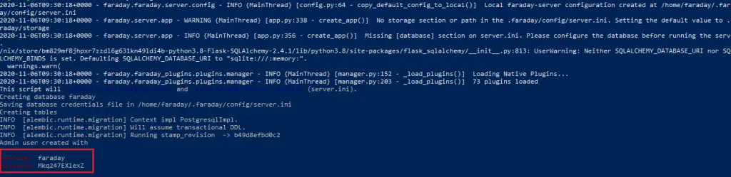 Faraday - Penetration Testing IDE & Vulnerability Management Platform 2 faraday username and password