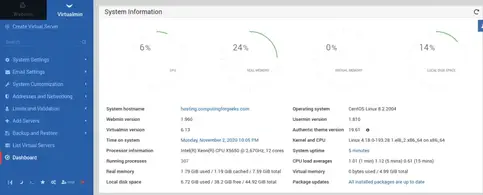 Install and Configure Virtualmin on CentOS 8 | RHEL 8 10 install virtualmin centos8 12 1