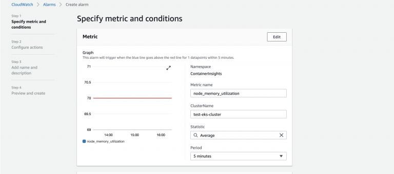 Specify Metric Conditions