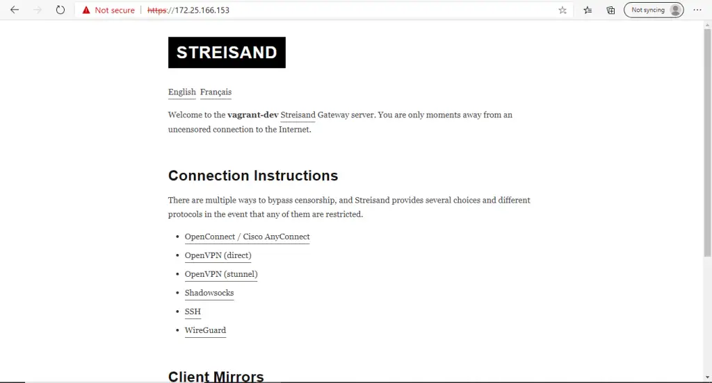 How To Setup VPN Server on Linux using Streisand 4 streisand documentation