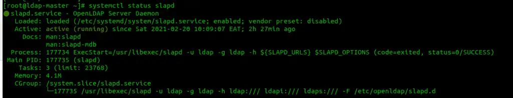 Install and Configure OpenLDAP Server on CentOS 8 3 install openldap on centos8 1