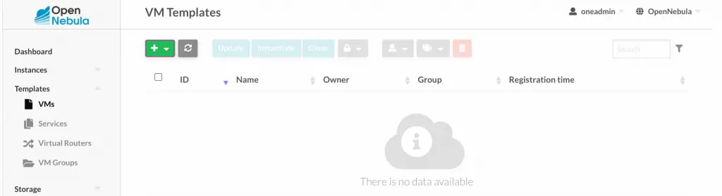 Create CentOS|Ubuntu|Debian VM Templates on OpenNebula 1 Create VM Template OpenNebula 01