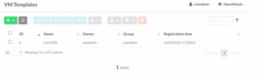 Create CentOS|Ubuntu|Debian VM Templates on OpenNebula 8 Create VM Template OpenNebula 09