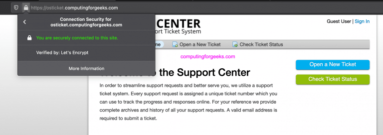 Install osTicket CentOS 8 06