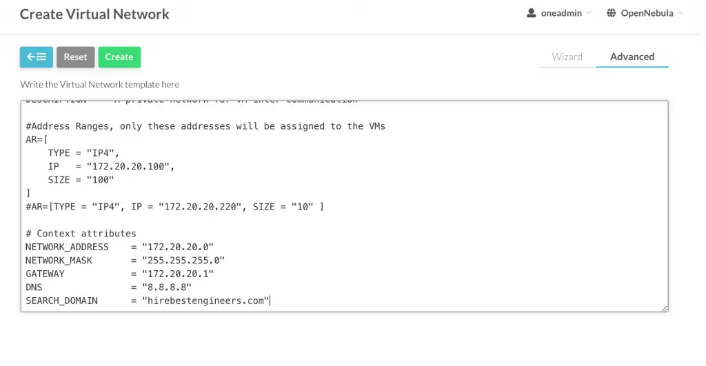 Create and Use Bridged Networks in OpenNebula VMs 5 configure opennebula bridge network 04