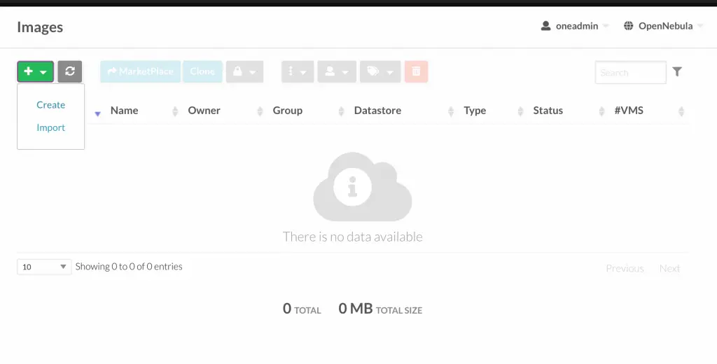 Import CentOS 8 | CentOS 7 Qcow2 Images on OpenNebula 4 upload centos opennebula images 02