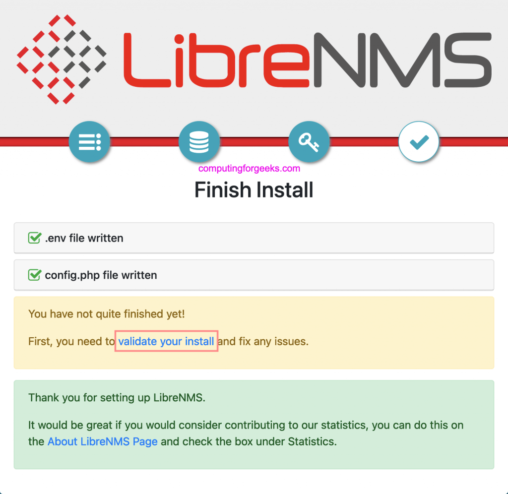 How To Install LibreNMS on Ubuntu 20.04/18.04 with Nginx 7 Install LibreNMS Ubuntu 07