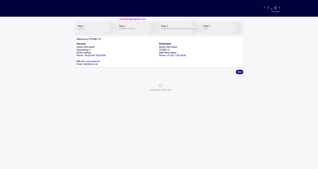 Install OTRS (OTOBO) Ticketing system on CentOS 8 1 install OTOBO OTRS CentOS 08 01