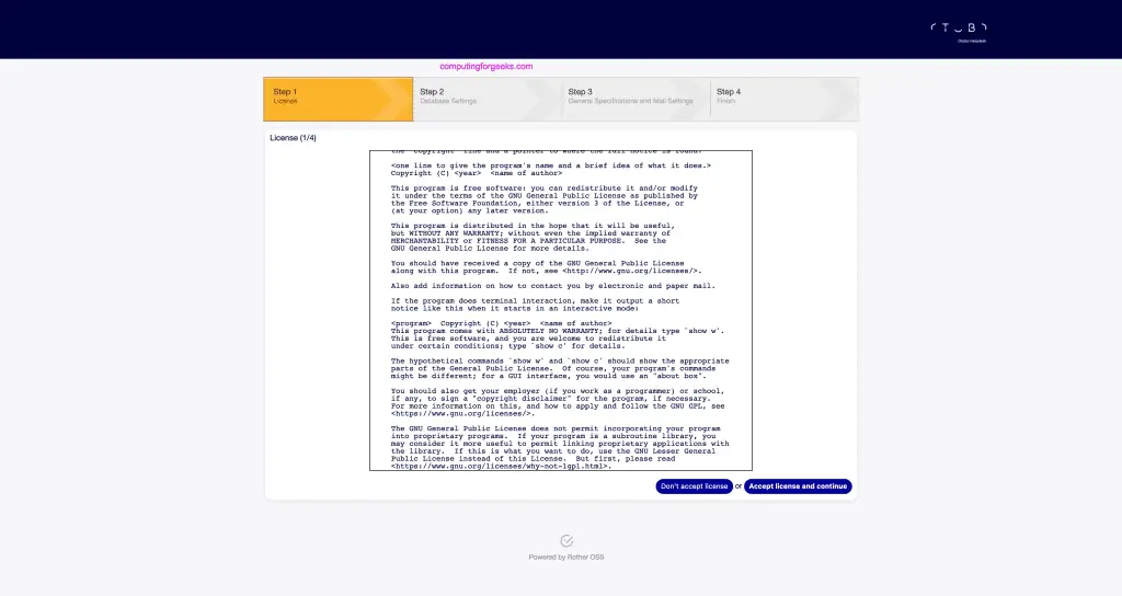 Install OTRS (OTOBO) Ticketing system on CentOS 8 2 install OTOBO OTRS CentOS 08 02