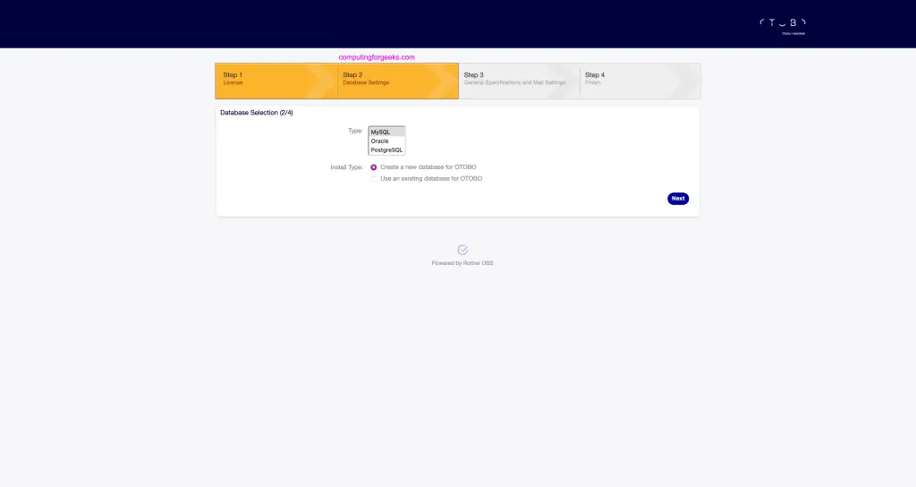 Install OTRS (OTOBO) Ticketing system on CentOS 8 3 install OTOBO OTRS CentOS 08 03