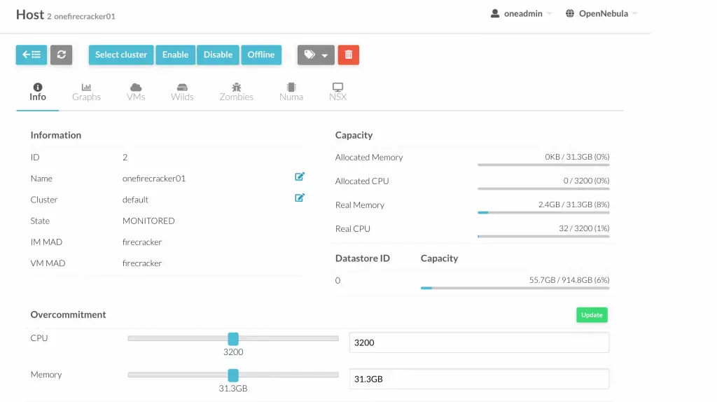 Install Firecracker and Run microVMs on OpenNebula 3 install firecracker opennebula node 02