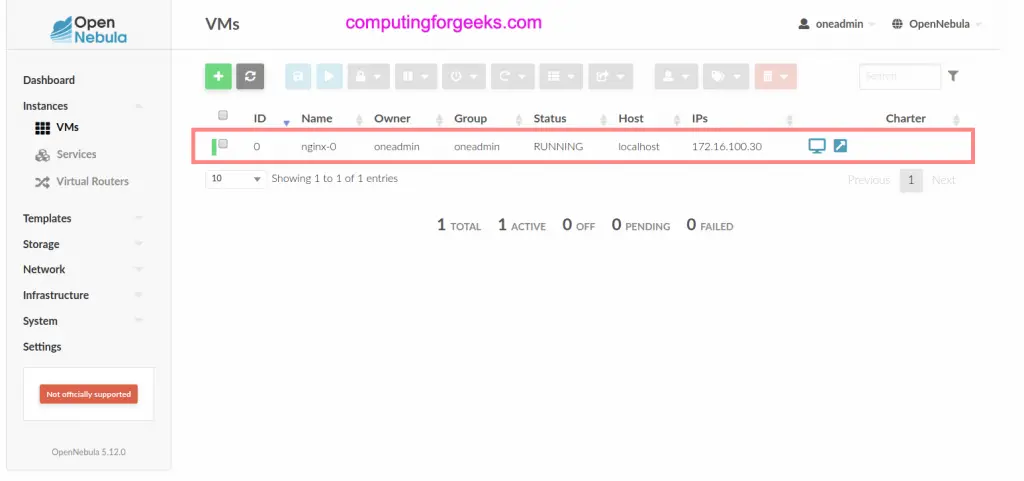 Install Firecracker and Run microVMs on OpenNebula 14 install firecracker opennebula node 13